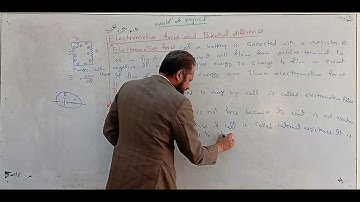 FSC Part 2 Electromotive Force of Potential Difference Prof. Aslam GGC Sheikhupura