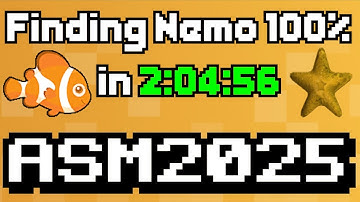 My Speedrun from ASM2025 - Finding Nemo 100%