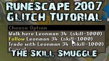 [RS07] RuneScape Glitch Tutorial - Burthorpe Games Rooms Skill-Smuggle