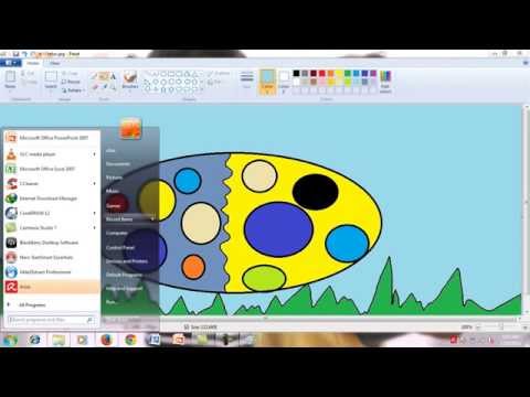  menggambar  telur dengan  PAINT  anak kelas 1 SD YouTube