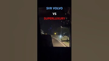 Svr volvo vs APSRTC superluxury #apsrtc #bus #svr