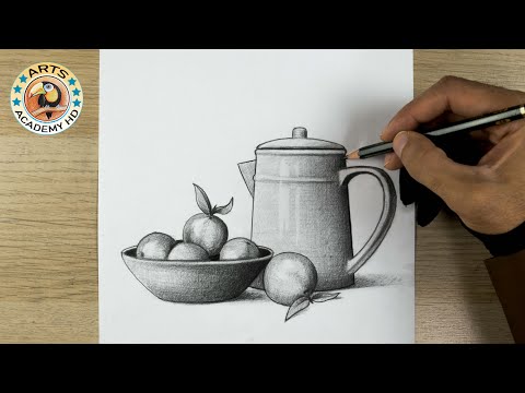 how to draw  how to draw still life  easy drawing  pencil drawing     