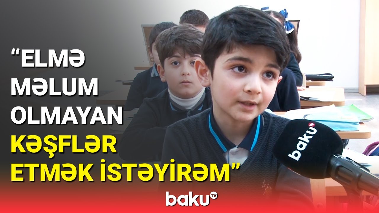 Vunderkind Sumqayıt şagirdi | 8 yaşı var, 4-cü sinifdə oxuyur