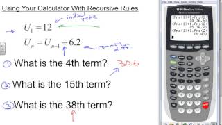 Finding the nth Term of a Recursive Rule with Your Calculator