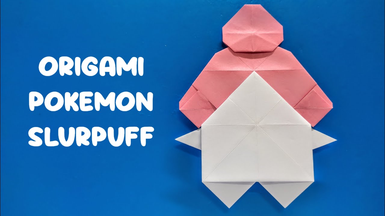 How To Make a paper Pokemon Slurpuff Easy Origami Pokemon Slurpuff Easy Step By Step YouTube