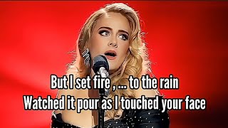 Adele  Set Fire To The Rain    Hq  Remastered 320 Kbps classichits toppop 2024