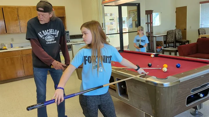 1-21-22 Pool lesson w/Gary Kaiser.  9-1/2yrs