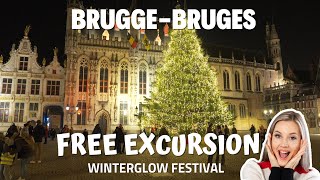 ✅ In Bruges: Winterglow 2023 in Belgium's most beautiful city centre, free tourist attraction