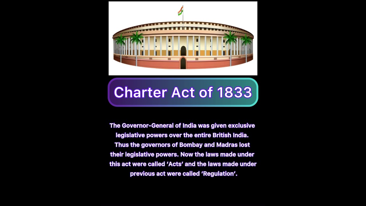 Charter Act of 1833 | Olympus IAS | 