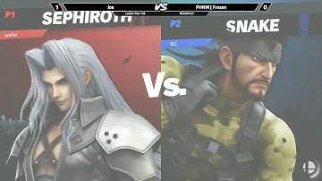 Joe (Sephiroth) vs Frozen (Snake) Port Priority 6 Singles Losers Top 128
