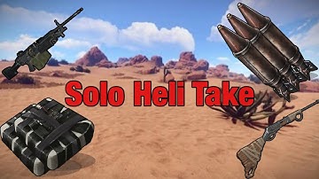 Taking Heli Solo With Amazing Crates Rust Console
