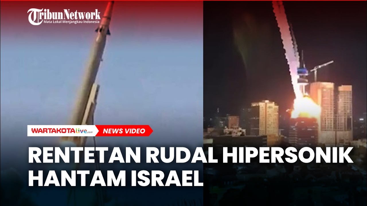 Operasi Janji Sejati 4 Iran Rentetan Rudal Hipersonik Hantam Israel