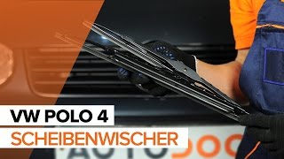 VW POLO (9N_) Scheibenwischerblätter vorne + hinten wechseln - Video-Anweisungen