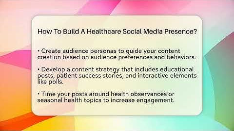 How To Build A Healthcare Social Media Presence? - Everyday-Networking