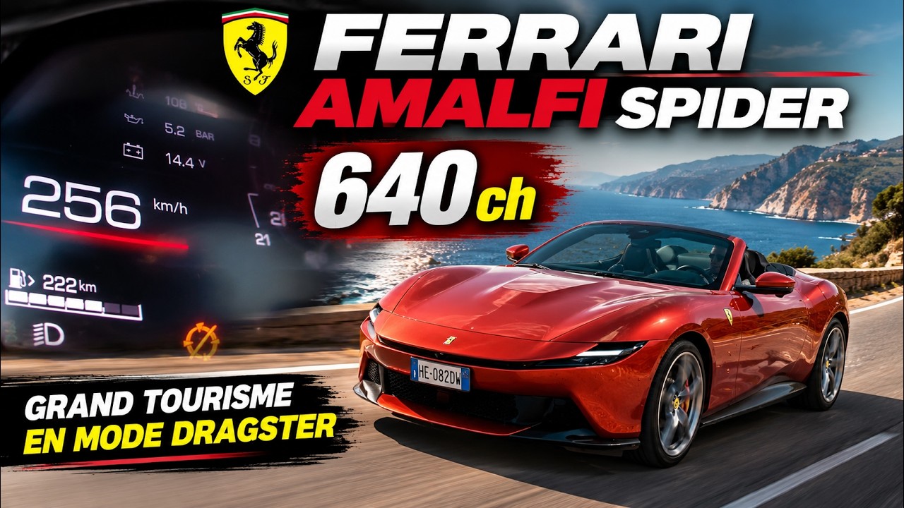 Ferrari Amalfi Spider : la GT en mode dragster !