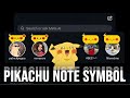 Instagram Pikachu Note | How To Add Viral Pikachu Note On Instagram | Instagram PikachuSymbol