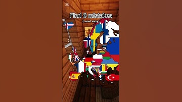 Find 3 mistakes (level easy) 😍🤔 #map #europe #shorts