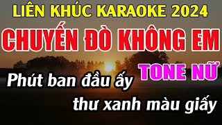 Liên Khúc Bolero Tone Nữ Dễ Hát  -  Karaoke Chuyến Đò Không Em  -  Karaoke Tuyệt Phẩm  -   Beat Mới