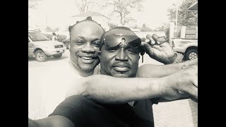 Daddy Lumba’s funeral update; Hammer Nti sheds tears with actor Ricky Adelayitar