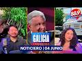 Socavón en la inalámbrica | AMLO se lanza contra Trump | Muere hombre en el techo de su casa