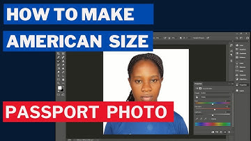 How to make  Passport photo American size ( PhotoShop Tutorial )