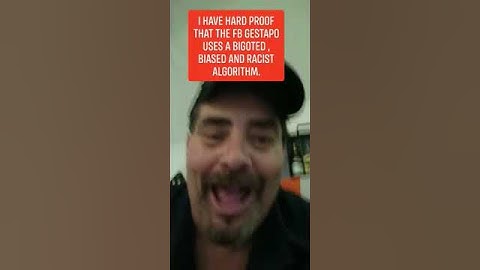 FB CAUGHT USING RACIST ALGORITHM