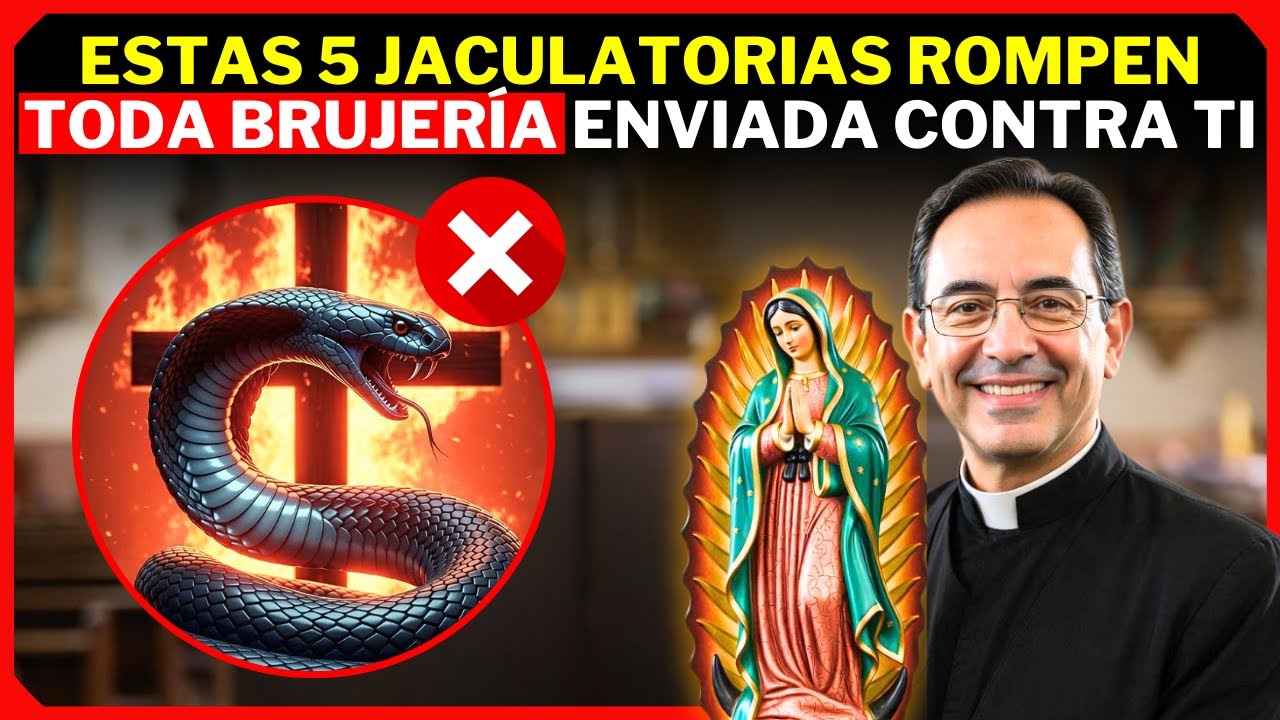 PADRE EXORCISTA REVELA: ESTAS 5 JACULATORIAS A LA VIRGEN DE GUADALUPE ROMPEN TODA BRUJERÍA