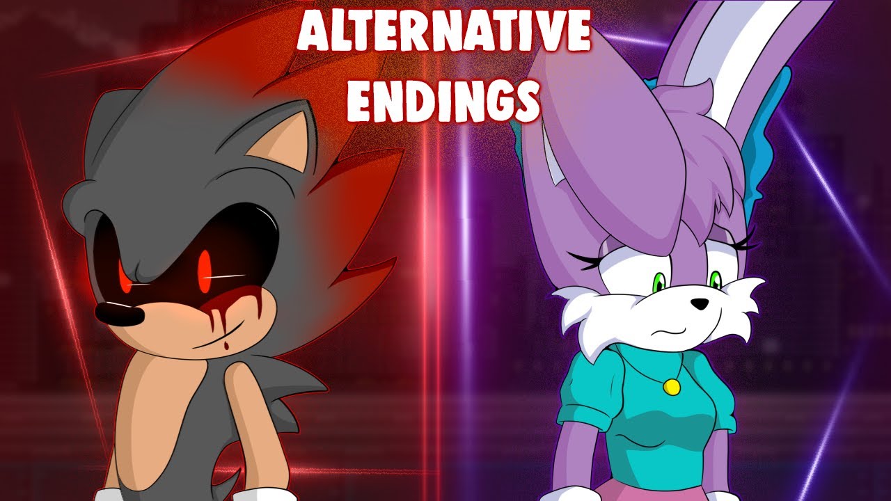 STORY SONIC EXE Spirits of HELL ROUND 2 with ALL ENDINGS 