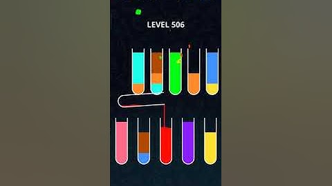 COLOR SORT PUZZLE LEVEL 506