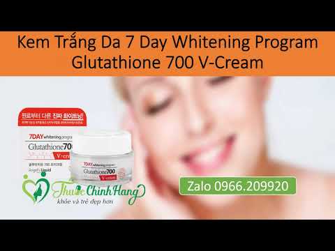 Set dưỡng trắng da 7 Day Whitening Program Glutathione 700