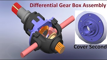 SOLIDWORKS Automobile System Design  | Differential Gear Box | Part 3 |  Model Cover 2