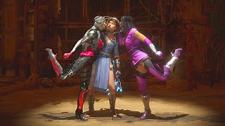 All Characters Performs Kitanas Brutality Deadly Lips - Mk11