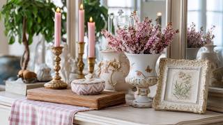 Spring Farmhouse Decor Ideas 🏡 Transform Your Home with Gingham &amp; Pastel Aesthetic