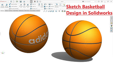 How to make Basketball in SolidWorks | Solidworks Tutorial