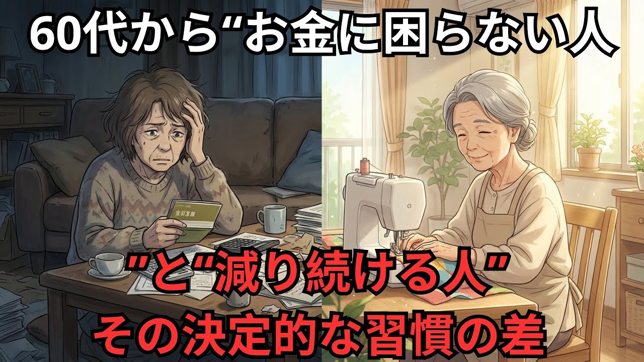 60代から“お金に困らない人”と“減り続ける人”──その決定的な習慣の差