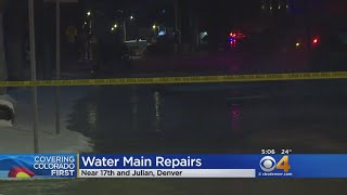 Street Repairs In Progress After Overnight Water Main Break