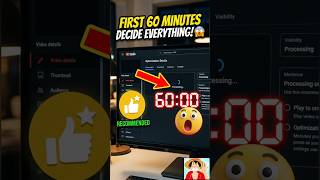 YouTube's First 60 Minutes Secret! 😱 #shorts #viral #ytshorts #youtubeshorts