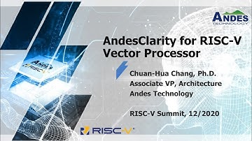AndesClarity: a Performance & Bottleneck Analyzer for RISC-V Vector Processors - 2020 RISC-V Summit