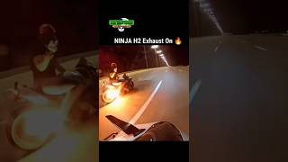 Kawasaki H2 Exhuast❗#shorts #h2