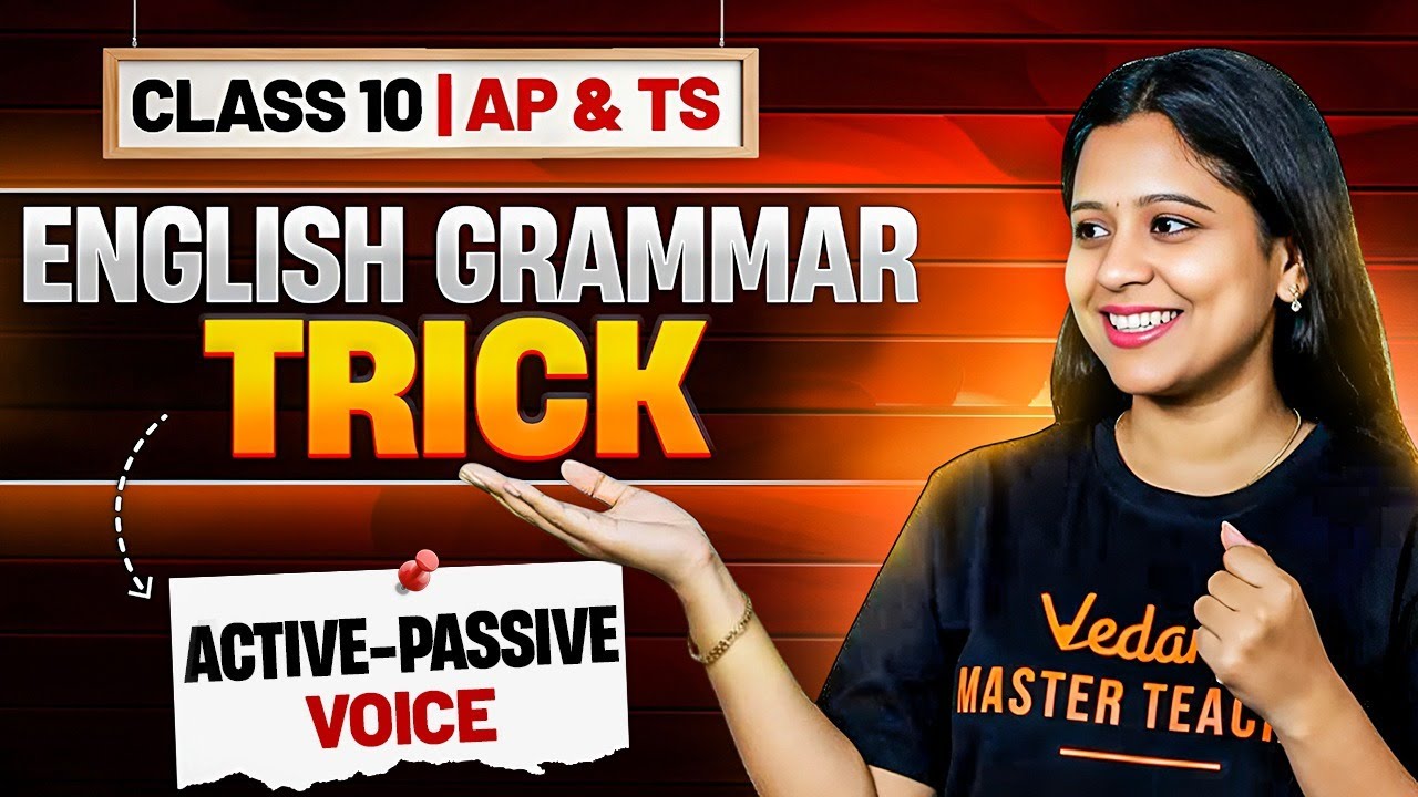 Active–Passive Voice Super Tricks | English Grammar | Class 10 AP/TG SSC | Sunaina Mam