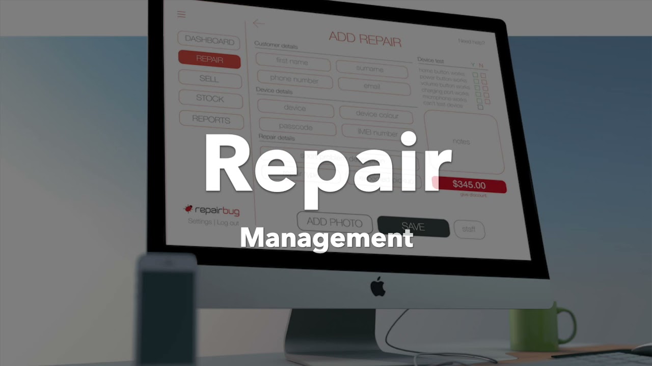 Repairbug Repair Management Software