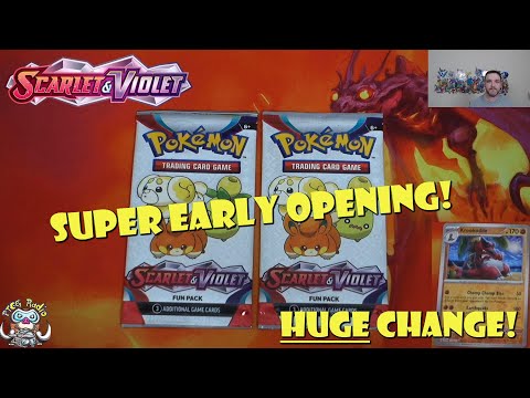 HUGE Change to Reverse Holos! Super Early Pokémon TCG Scarlet
