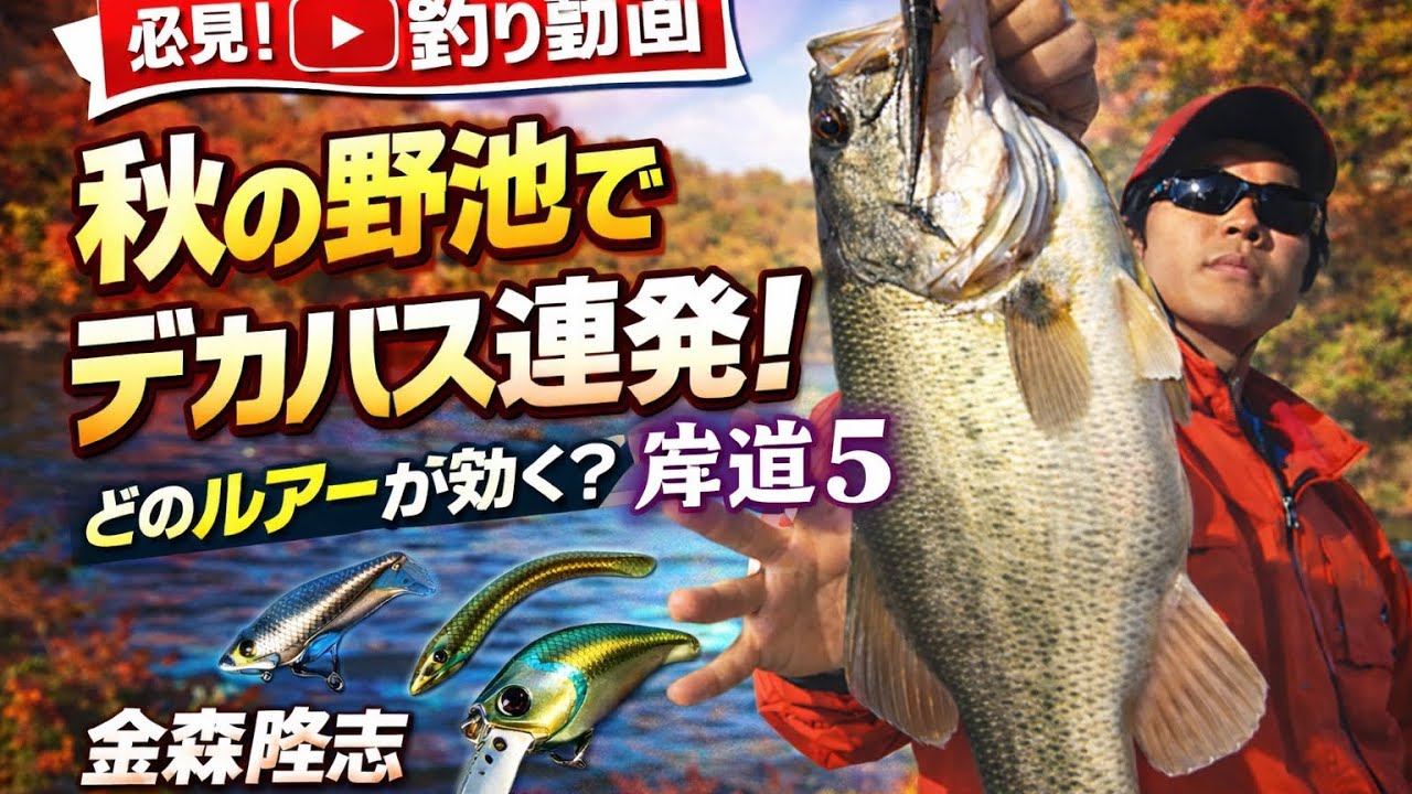 岸道５【金森隆志】秋バス戦略・野池のスーパーセレクトゲーム