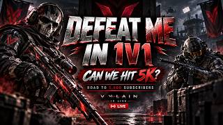 DEFEAT ME IN 1V1!!!!!! ROAD TO 5K  | CODM LIVE | VILLAIN | #codm #callofduty #gaming