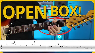 Learn this KILLER OPEN BOX BLUES LICK in 60 SECONDS! with TABS