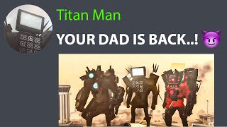 What If An Tv Man Was In Skibidi Toilet 65 In Discord.