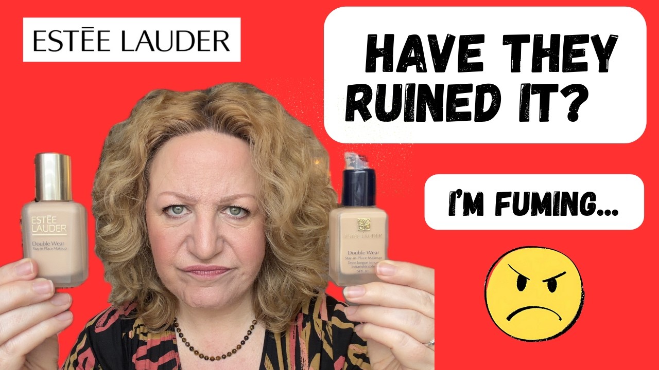 NEW ESTÉE LAUDER DOUBLE WEAR - 2026 REFORMULATION - Side by side comparison. 