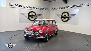 1968 MORRIS MINI COOPER S | Mathewsons Classic Cars | Auction: 24, 25 & 26 June 2026