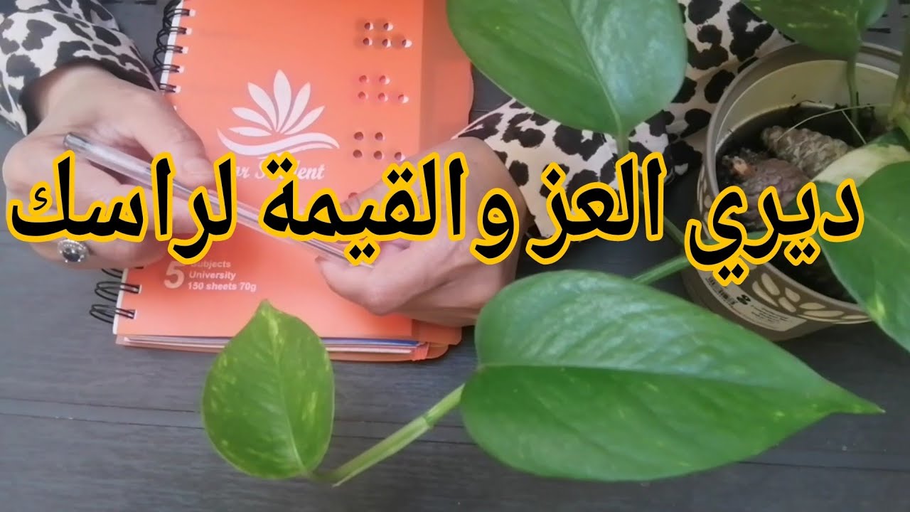 ديري العز والقيمة لراسك إلى ما درتيهم لراسك حتى واحد ما يتفكرك