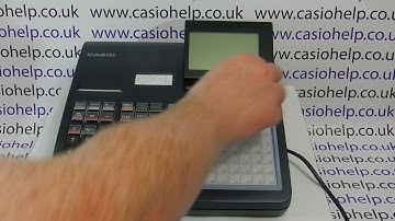 How To Set Up Menu Shift PLU Levels On The Casio SE-C450 & SE-C3500 Cash Registers